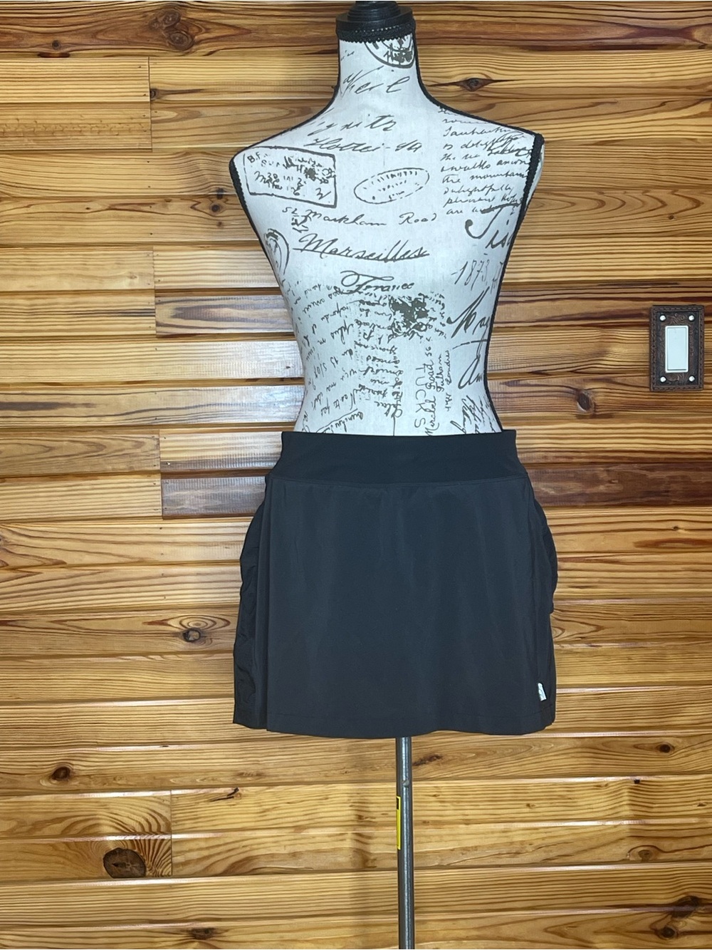 The North Face Black Athletic Skort with Side Panels